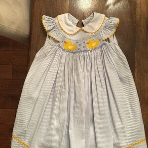 Posh pickle smocked dress